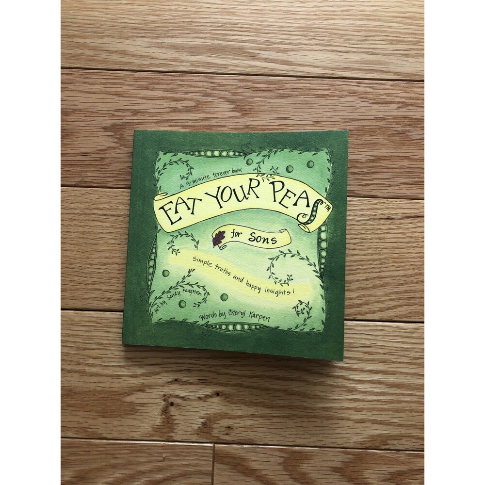 Eat Your Peas‎ for Sons - Paperback By Cheryl Karpen - NEW Keepsake Collectible
